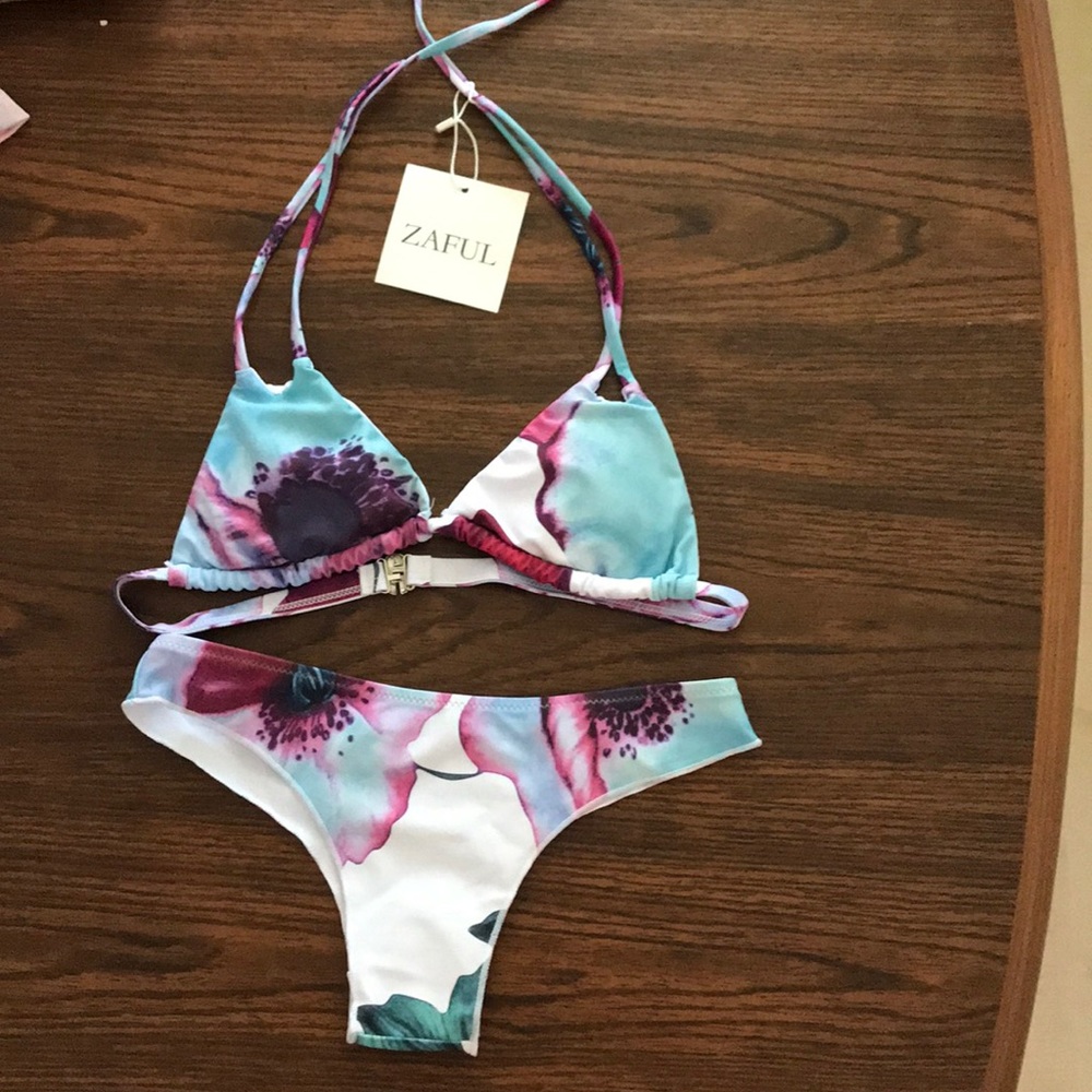 Zaful Floral Bikini Size S